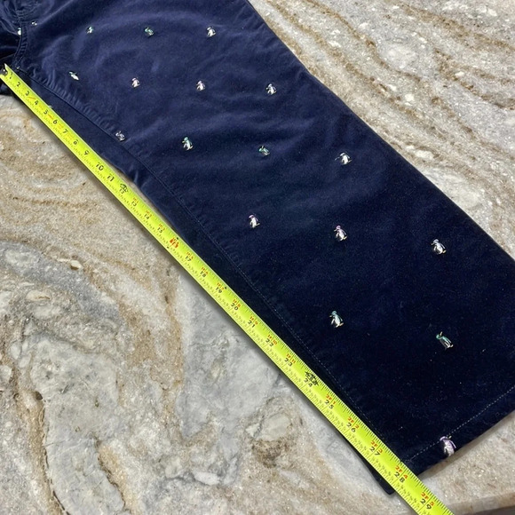 Talbots VELVETEEN STRAIGHT LEG PANTS - EMBROIDERED PENGUINS Plus Size 16 - Picture 8 of 10